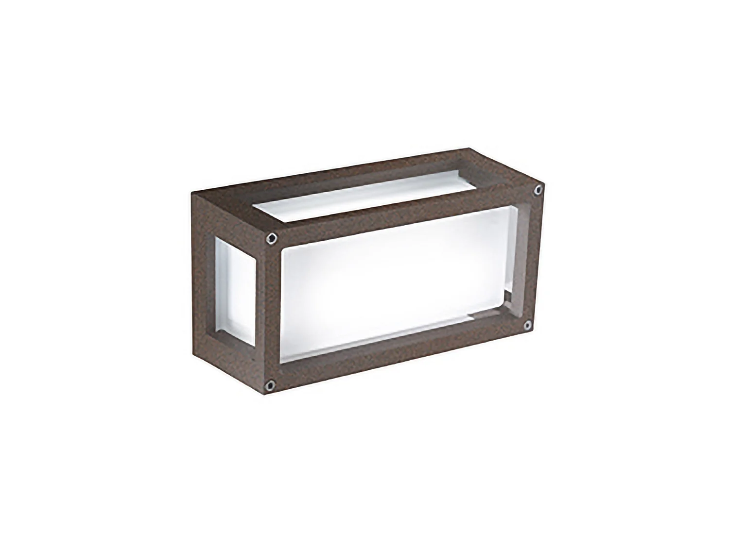 10W IP54 LED wand- en plafondlamp in gecoat aluminium, warm licht 3000K, modern en robuust ontwerp voor binnen- en buitenomgevingen.