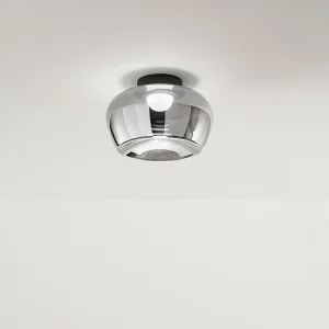 10S48532 serie LED hanglamp in spiegelglas, 20W 3000K, dimbaar, matzwart metalen frame, diameter 38 cm – Perenz