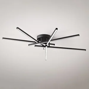 70W LED-plafondlamp in matzwart aluminium, 4900 lumen, dimbaar met kleurtemperatuurselector 3000K/4000K/6000K, modern design IP20 – Perenz 70W LED-plafondlamp in matzwart aluminium, 4900 lumen, dimbaar met kleurtemperatuurselector 3000K/4000K/6000K, modern design IP20 – Perenz