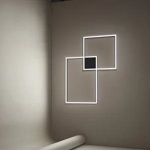 64W vierkante LED-plafondlamp, dimbaar, matzwart – Modern design in aluminium en metaal voor binnenverlichting – Perenz 64W vierkante LED-plafondlamp, dimbaar, matzwart – Modern design in aluminium en metaal voor binnenverlichting – Perenz