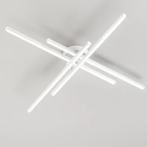 58W vierkante LED-plafondlamp, mat wit – gepoedercoat metalen en aluminium frame – kleurtemperatuur (CCT) 3000K-6000K – Perenz