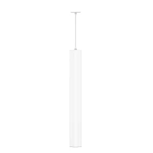 Atmos GU10 XL buisvormige hanglamp, mat wit, opbouw- of inbouwmontage, verstelbaar ontwerp – Beneito & Faure Atmos GU10 XL buisvormige hanglamp, mat wit, opbouw- of inbouwmontage, verstelbaar ontwerp – Beneito & Faure