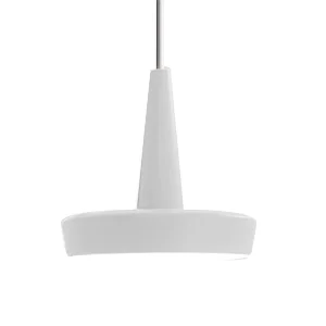Baby dimbare LED-hanglamp in wit aluminium, 3000K kleurtemperatuur, compact ontwerp voor moderne en elegante interieurs. Baby dimbare LED-hanglamp in wit aluminium, 3000K kleurtemperatuur, compact ontwerp voor moderne en elegante interieurs.