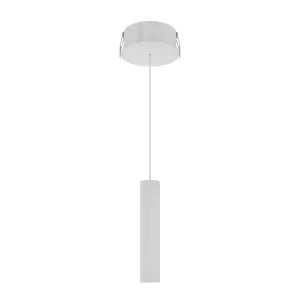 Alp Space 5W buisvormige LED-hanglamp met kleurtemperatuurschakelaar (2700K-3200K-4000K), stralingshoek van 45°, mat wit – Beneito & Faure Alp Space 5W buisvormige LED-hanglamp met kleurtemperatuurschakelaar (2700K-3200K-4000K), stralingshoek van 45°, mat wit – Beneito & Faure