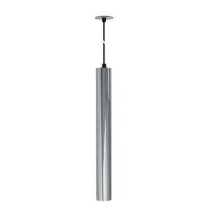 Atmos GU10 XL buisvormige hanglamp, zilver, opbouw- of inbouwmontage, verstelbaar ontwerp – Beneito & Faure Atmos GU10 XL buisvormige hanglamp, zilver, opbouw- of inbouwmontage, verstelbaar ontwerp – Beneito & Faure