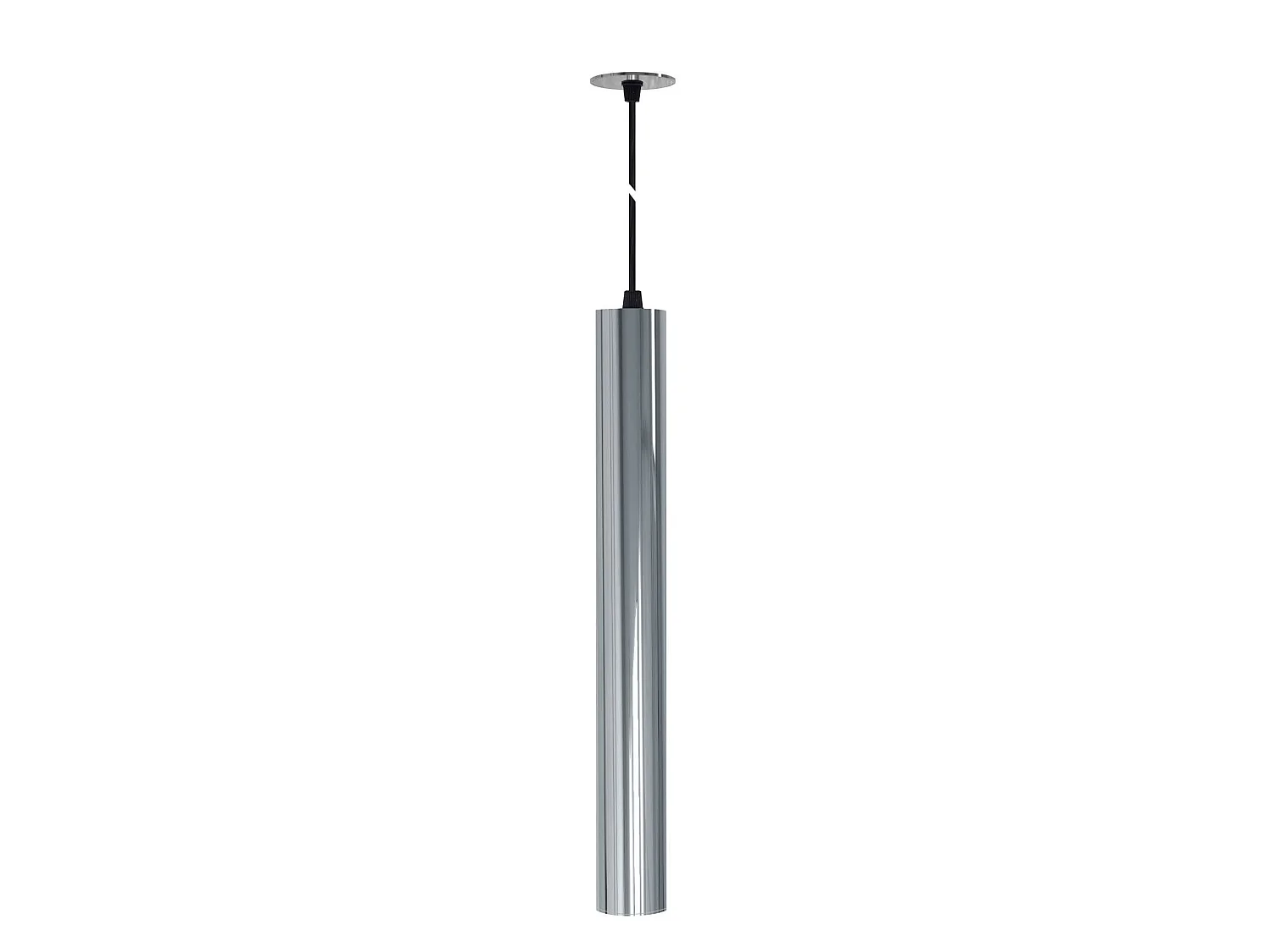 Atmos GU10 XL buisvormige hanglamp, zilver, opbouw- of inbouwmontage, verstelbaar ontwerp - Beneito & Faure