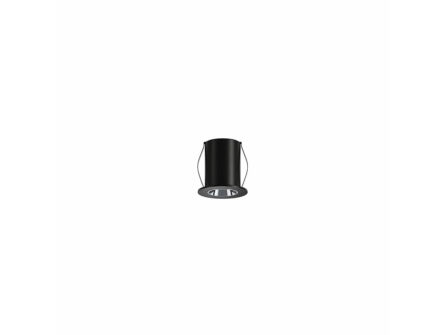 Atom 2W 24º 2700K Matzwarte Mini LED Inbouwspot - Professionele, energiezuinige binnenverlichting - Beneito & Faure