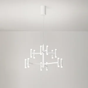 68W LED-hanglamp, mat wit 3000K, dimbaar – Modern design in metaal en satijnacryl voor minimalistische interieurs – Perenz 68W LED-hanglamp, mat wit 3000K, dimbaar – Modern design in metaal en satijnacryl voor minimalistische interieurs – Perenz