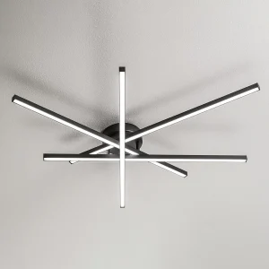 58W vierkante LED-plafondlamp, matzwart – gepoedercoat metalen en aluminium frame – kleurtemperatuur (CCT) 3000K-6000K – Perenz