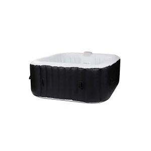 Opblaasbare vierkante spa voor 6 personen – Ospazia – Afmetingen: 185 x 185 cm – Inclusief filter en afdekzeil