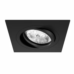 Avant SQ 111mm Verstelbare Inbouwspot voor GU10-lampen, Matzwart Aluminium Frame, IP20 Beschermingsklasse – Beneito & Faure Avant SQ 111mm Verstelbare Inbouwspot voor GU10-lampen, Matzwart Aluminium Frame, IP20 Beschermingsklasse – Beneito & Faure