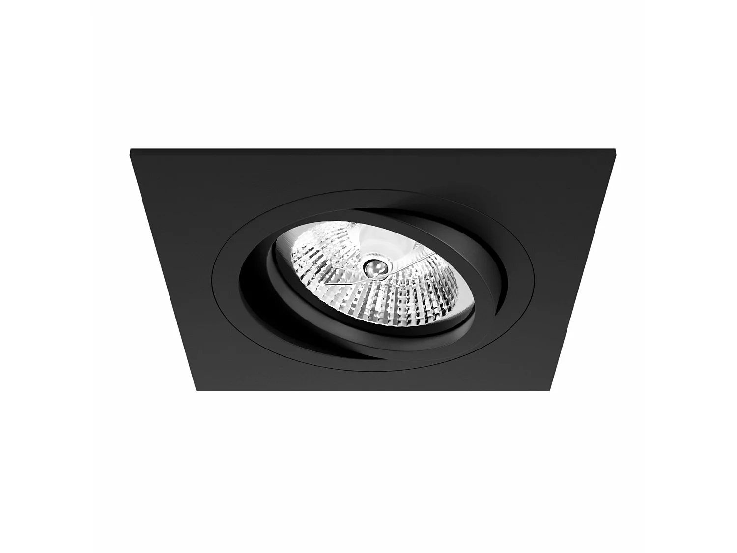 Avant SQ 111mm Verstelbare Inbouwspot voor GU10-lampen, Matzwart Aluminium Frame, IP20 Beschermingsklasse - Beneito & Faure