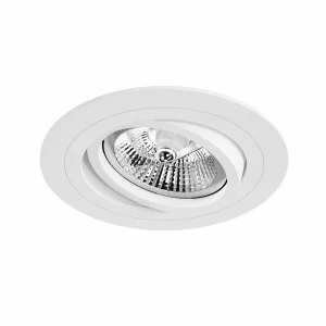 Avant R 111mm inbouwspot voor GU10-lampen, matwit aluminium frame, 45 graden kantelbaar en verstelbaar – Beneito & Faure Avant R 111mm inbouwspot voor GU10-lampen, matwit aluminium frame, 45 graden kantelbaar en verstelbaar – Beneito & Faure