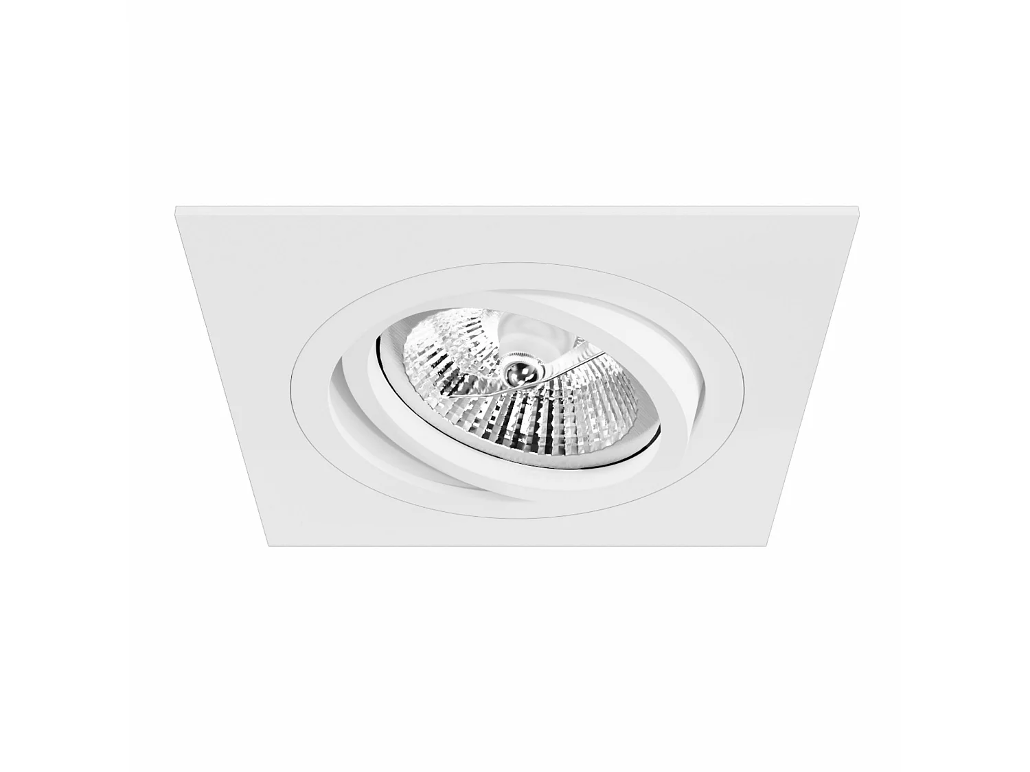 Avant SQ 111mm Verstelbare Inbouwspot voor GU10-lampen, Matwit Aluminium Frame, IP20 Beschermingsklasse - Beneito & Faure