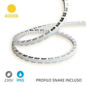 Alcapower Snake Flex LED-strip 5m IP65 230V 12W/m 4000K Natuurlijk Licht 120 LED/m Flexibele Siliconen Vochtwerend Hoge Efficiëntie Alcapower Snake Flex LED-strip 5m IP65 230V 12W/m 4000K Natuurlijk Licht 120 LED/m Flexibele Siliconen Vochtwerend Hoge Efficiëntie