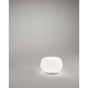 10S48534 Serie LED-wandlamp, glanzend wit concaaf glas en mat wit frame, 12W 3000K, minimalistisch en elegant ontwerp – Perenz