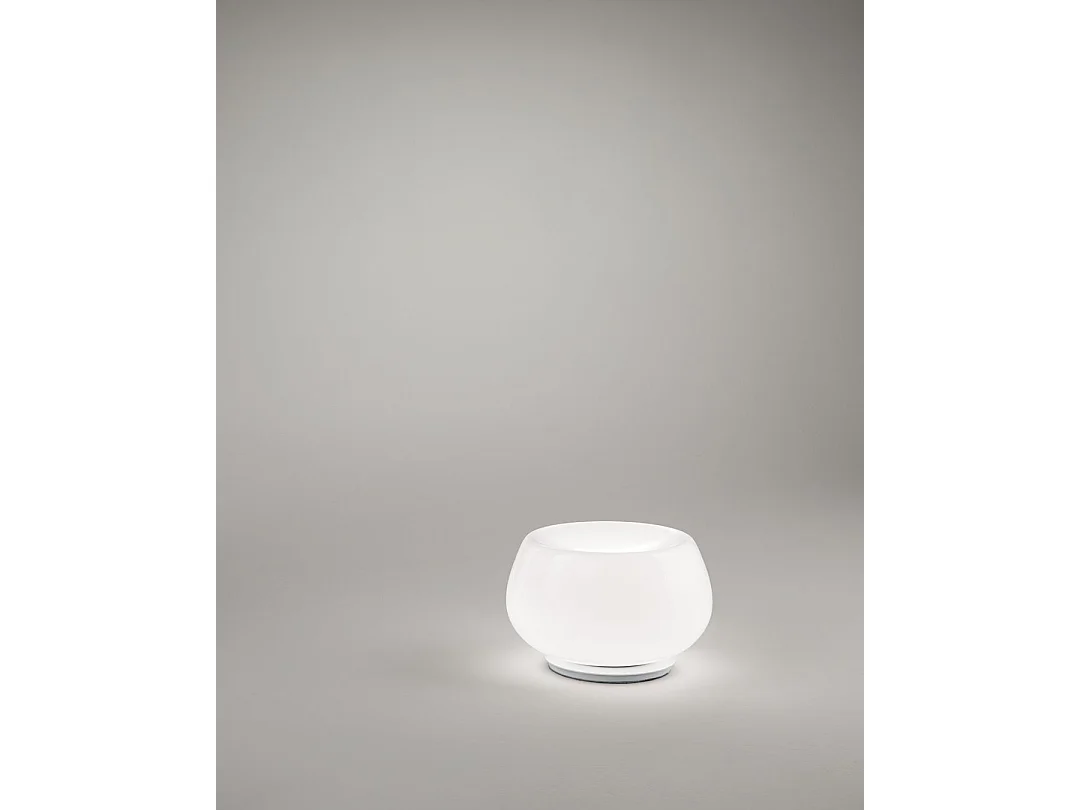 10S48534 Serie LED-wandlamp, glanzend wit concaaf glas en mat wit frame, 12W 3000K, minimalistisch en elegant ontwerp - Perenz
