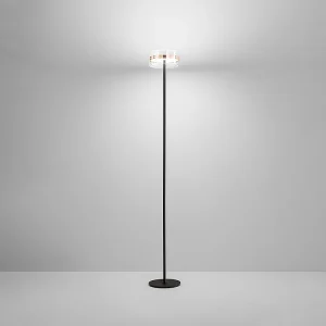 20W LED-staande lamp, dubbele lichtbundel, metalen en aluminium frame, borosilicaatglas, glanzend goud en matzwart, hoogte 180 cm – Perenz 20W LED-staande lamp, dubbele lichtbundel, metalen en aluminium frame, borosilicaatglas, glanzend goud en matzwart, hoogte 180 cm – Perenz