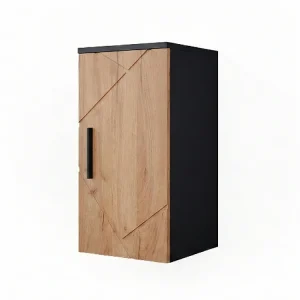 Badkamerkast eik goud/antraciet 30x24x59 irma Badkamerkast eik goud/antraciet 30x24x59 irma