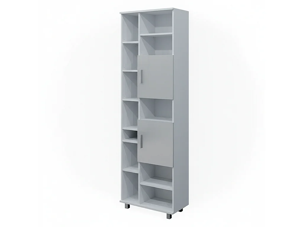 Badkamerkast wit hoogglans 60x30x190 ilias