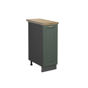 Apotheekkast groen-goud landhuis 30x60x82 fame-line