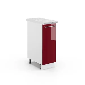 Apotheekkast bordeauxrode hoogglans 30x60x82 fame-line Apotheekkast bordeauxrode hoogglans 30x60x82 fame-line