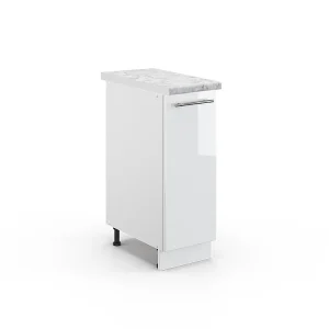 Apotheekkast wit hoogglans 30x60x82 fame-line