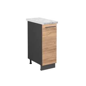 Apotheekkast krachtige eik goud 30x60x82 fame-line