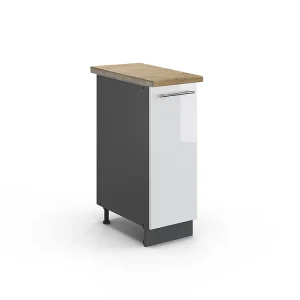 Apotheekkast wit hoogglans 30x60x82 fame-line