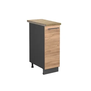 Apotheekkast krachtige eik goud 30x60x82 fame-line