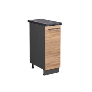 Apotheekkast krachtige eik goud 30x60x82 fame-line