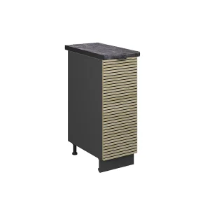 Apotheekkast eiken paneel 30x60x82 fame-line