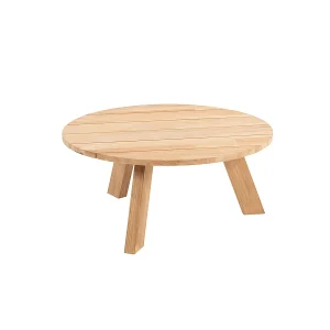 4 Seasons Outdoor Cosmic loungetafel Ø78 cm antractiet – teak 4 Seasons Outdoor Cosmic loungetafel Ø78 cm antractiet – teak