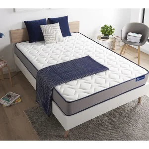 Actilatex form matras 200x200cm , Matrasdikte : 22 cm , Latex en traagschuim , Stevig, 5 comfortzones Actilatex form matras 200x200cm , Matrasdikte : 22 cm , Latex en traagschuim , Stevig, 5 comfortzones