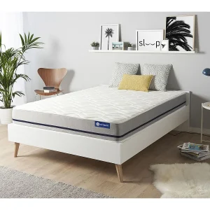 Actimemo soft matras 140x190cm , Matrasdikte : 20 cm , Traagschuim , Vrij stevig, 3 comfortzones