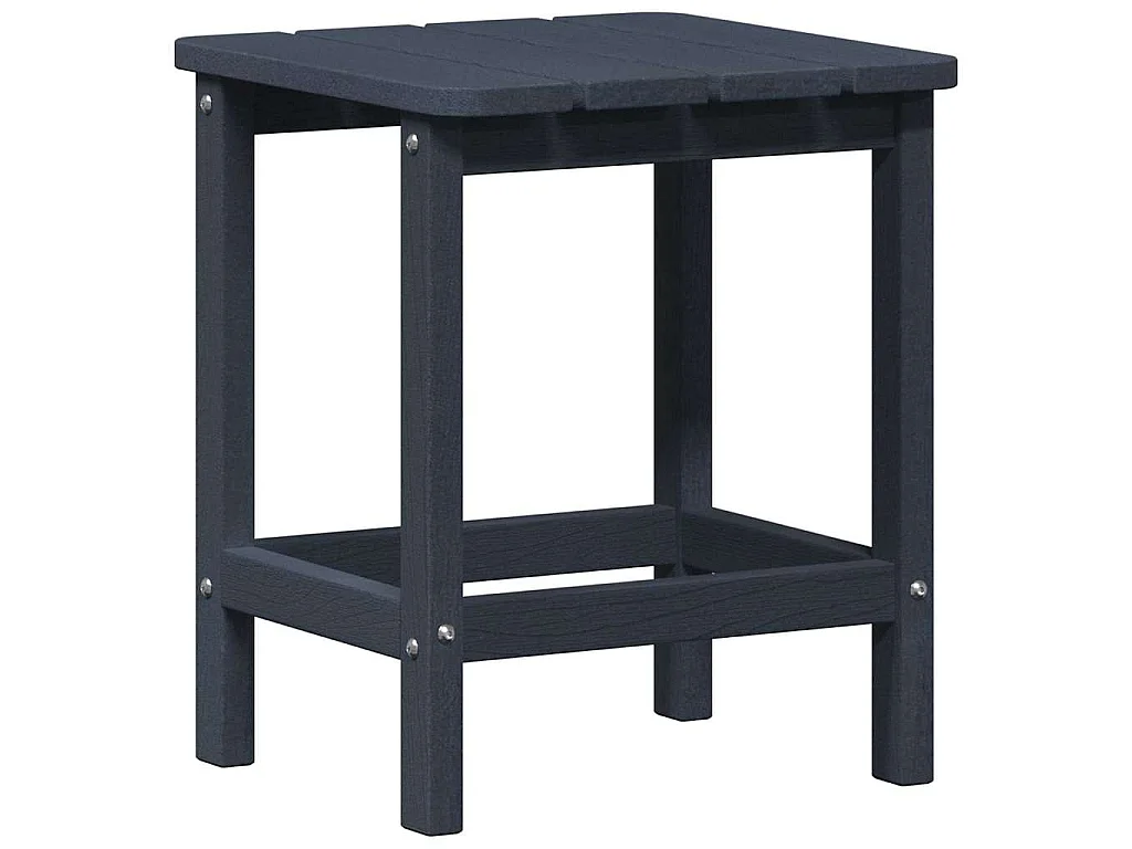 Bijzettafel Marineblauw 38 x 38 x 46 cm Polyetheen