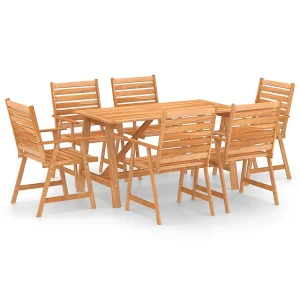 7-delige Tuinset massief acaciahout 7-delige Tuinset massief acaciahout