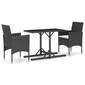 3-delige Tuinset zwart 3-delige Tuinset zwart