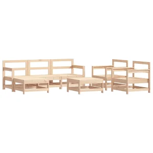 7-delige Loungeset massief grenenhout 7-delige Loungeset massief grenenhout