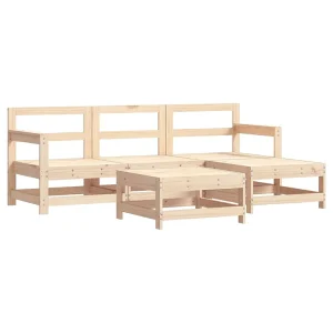5-delige Loungeset massief grenenhout 5-delige Loungeset massief grenenhout