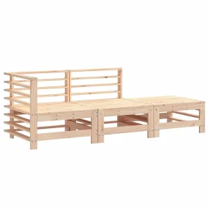 3-delige Loungeset massief grenenhout 3-delige Loungeset massief grenenhout