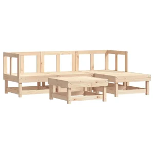 5-delige Loungeset massief grenenhout 5-delige Loungeset massief grenenhout