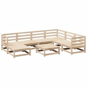 8-delige Loungeset massief grenenhout 8-delige Loungeset massief grenenhout