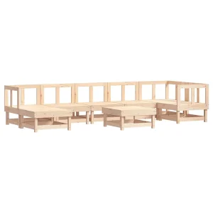 8-delige Loungeset massief grenenhout 8-delige Loungeset massief grenenhout