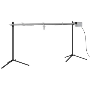 Automatische barbecue met motor 150×46,5×82,5 cm roestvrijstaal Automatische barbecue met motor 150×46,5×82,5 cm roestvrijstaal