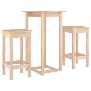 3-delige Barset massief grenenhout 3-delige Barset massief grenenhout