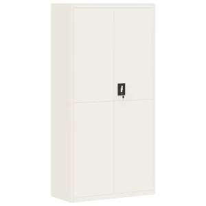 Archiefkast 90x40x180 cm staal wit Archiefkast 90x40x180 cm staal wit