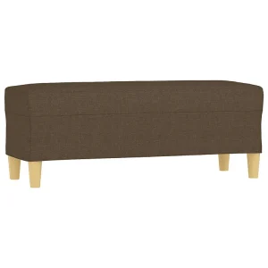 Bankje 100x35x41 cm stof bruin Bankje 100x35x41 cm stof bruin