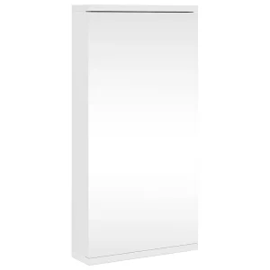 Badkamerkast met spiegel 30x24x60 cm wit Badkamerkast met spiegel 30x24x60 cm wit