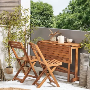 Bistroset Inklapbaar LENOLA Hout Bruin Bistroset Inklapbaar LENOLA Hout Bruin